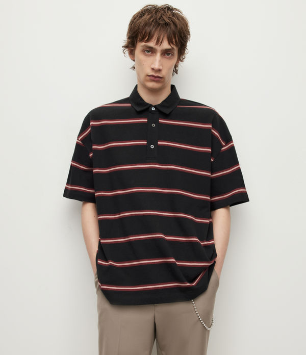Arden Short Sleeve Striped Polo Shirt