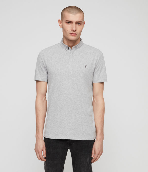 all saints grail long sleeve polo