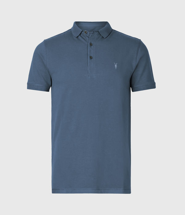 all saints men's long sleeve polo