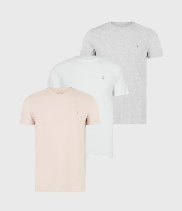 all saints men's 3 pack t shirts