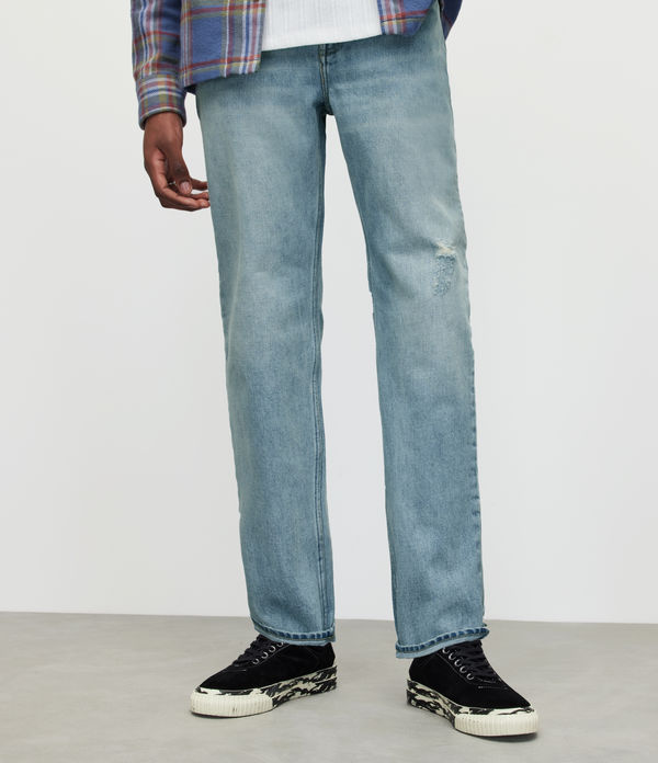 Curtis Straight Damaged Jeans