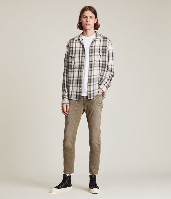 Jack Carpenter Straight Jeans, Waldbraun