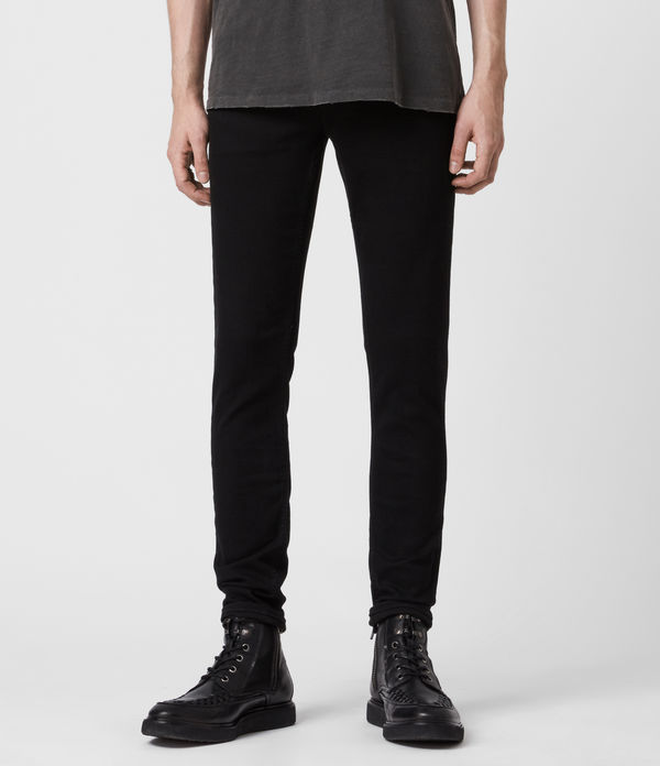 skinny fit black jeans men