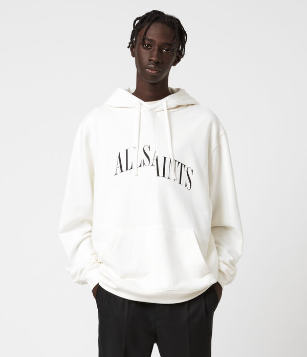 all saints white hoodie