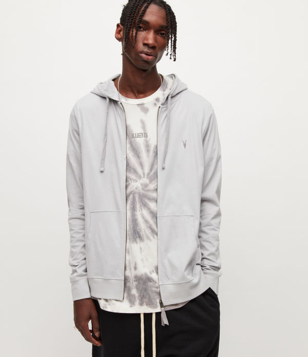 all saints zip up hoodie