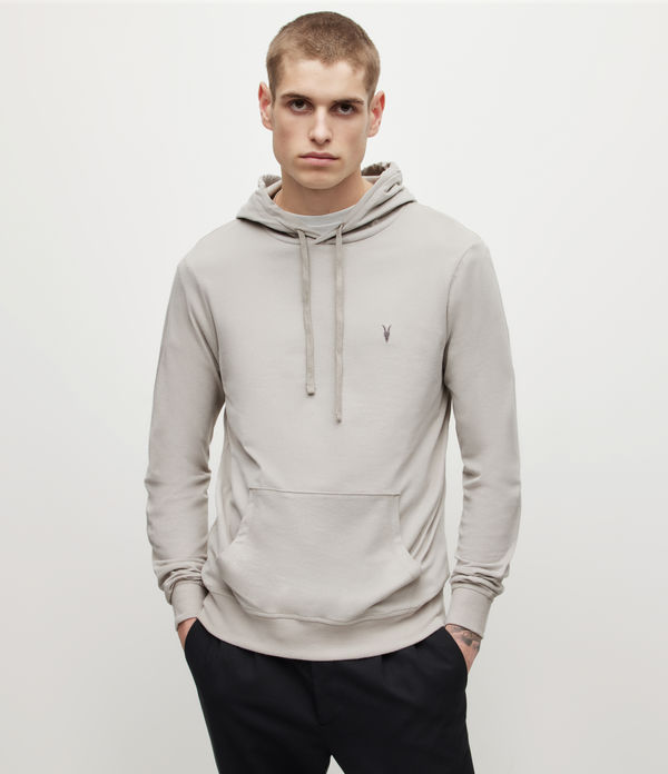 Brace Pullover Brushed Cotton Hoodie