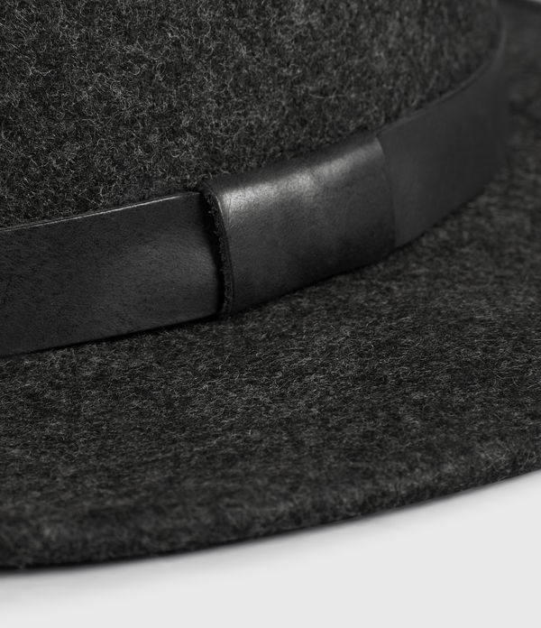 Bronson Leather Fedora Hat