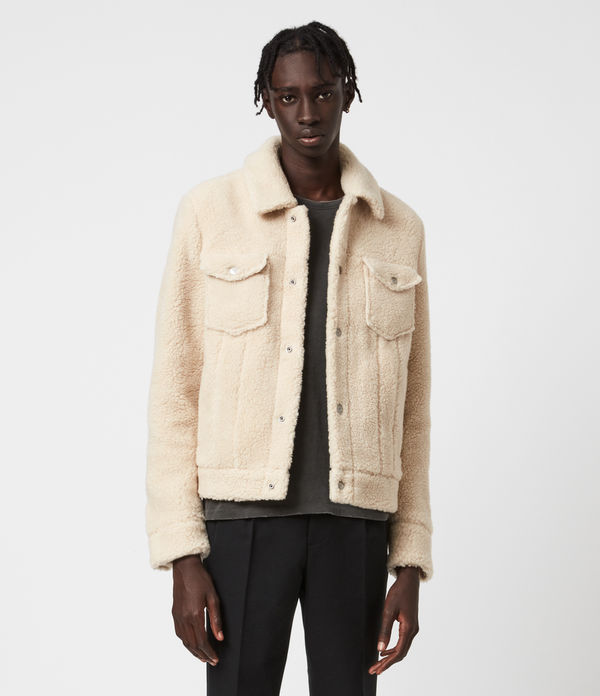 all saints alto shearling jacket