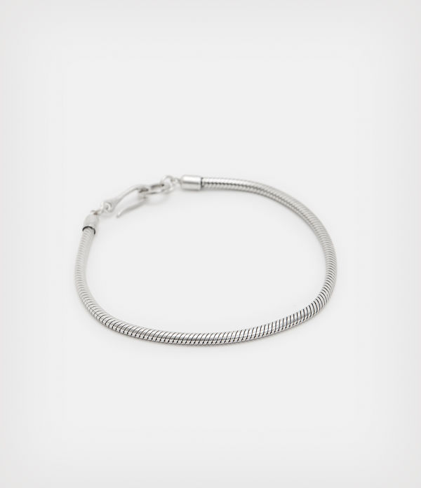 Snake Sterling Silver Chain Bracelet