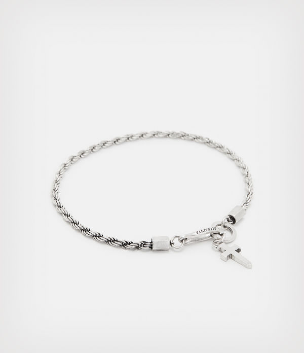 Rope Chain Sterling Silver Bracelet