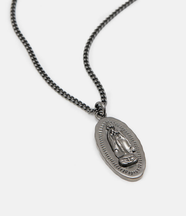 Saint Hematite Sterling Silver Necklace