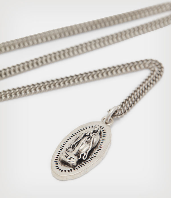 Saint Sterling Silver Necklace