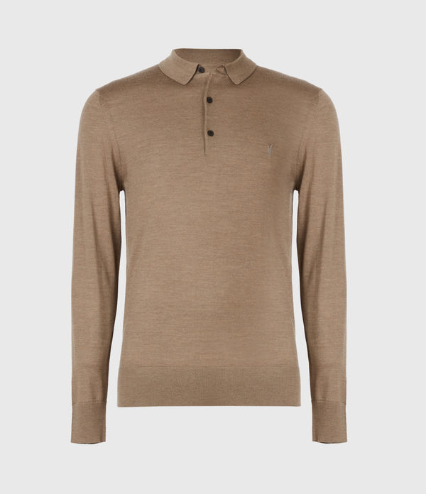 all saints long sleeve polo