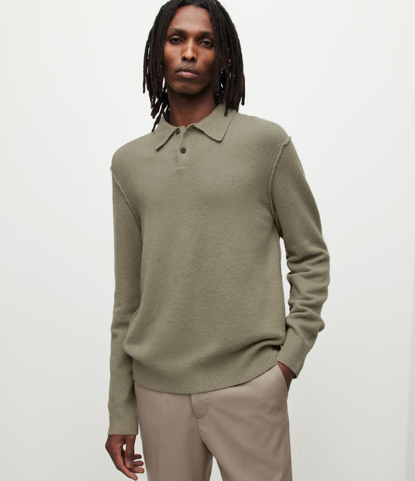 Statten Long Sleeve Polo Sweater