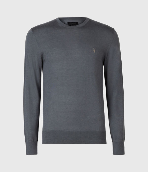 all saints mode merino crew jumper