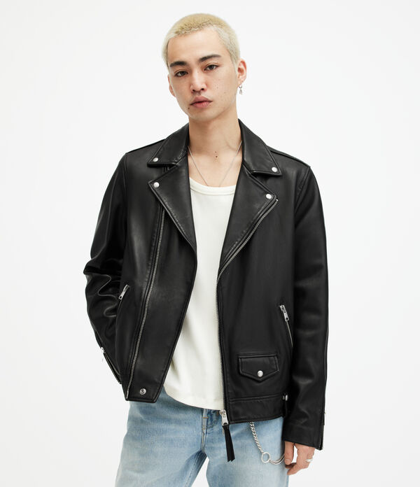 milo leather biker jacket