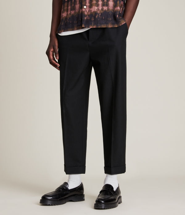 Argal Cropped Straight Trousers