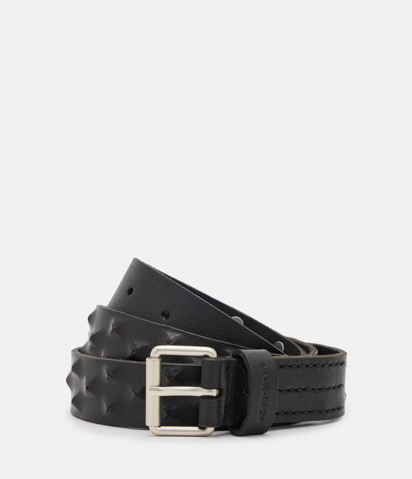 Ashby Covered Studded Leather Belt