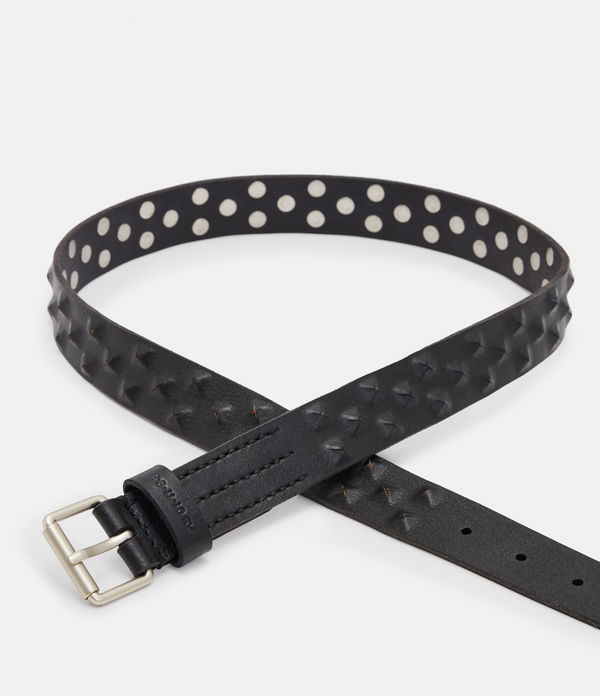 Ashby Covered Studded Leather Belt
