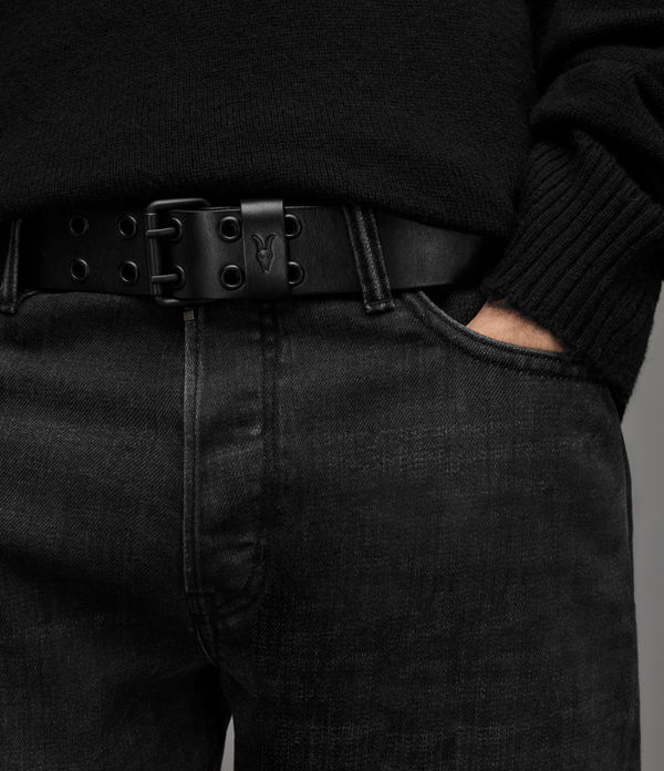 Chad Leather Studded Belt