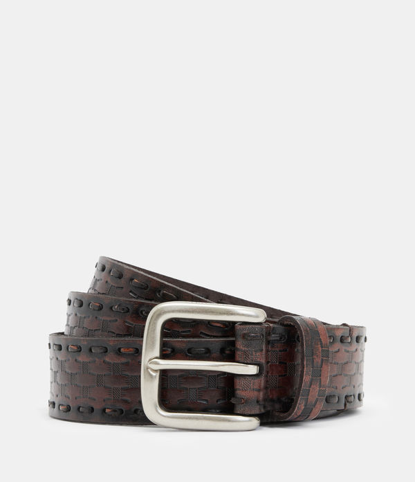 Matias Tooled Leather Belt