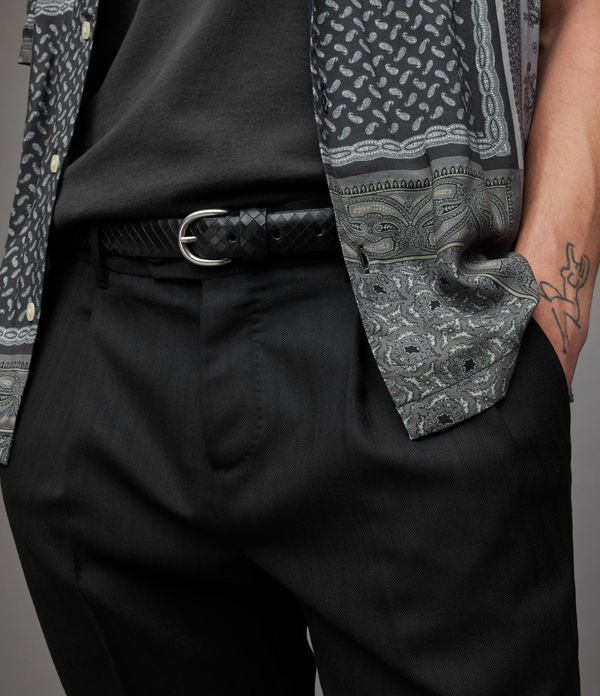 Bodhi Textured Leather Belt