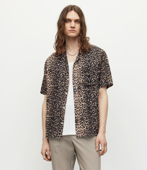 Feline Leopard Print Shirt