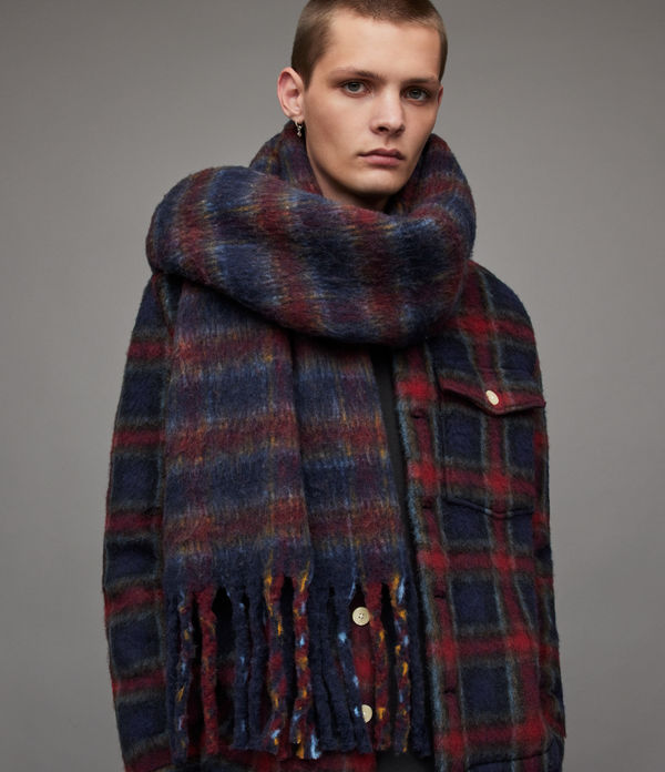 Emerson Brushed Checked Scarf
