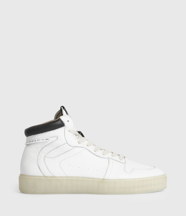 davian high top leather sneakers