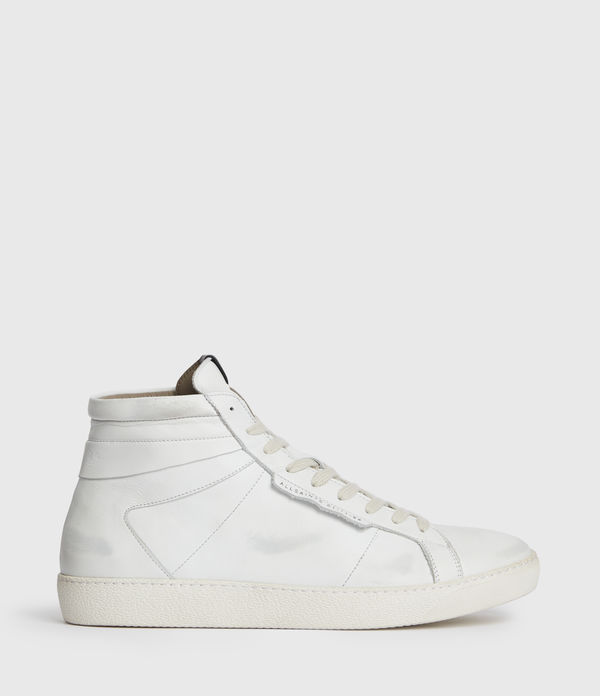 Miles High Top Leather Trainers