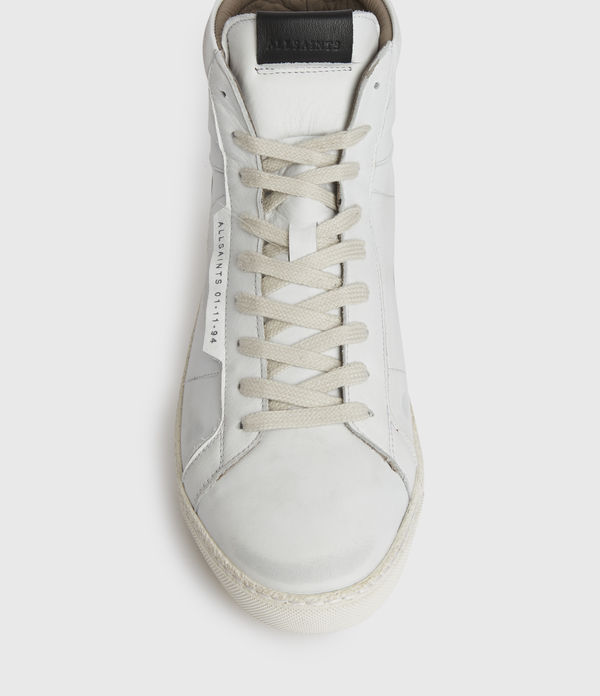 Miles High Top Leather Trainers