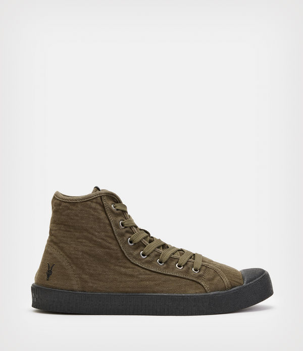 Max Canvas High Top Trainers