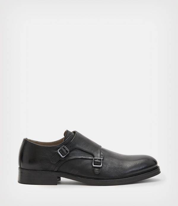 Dalton Leather Monk Shoes
