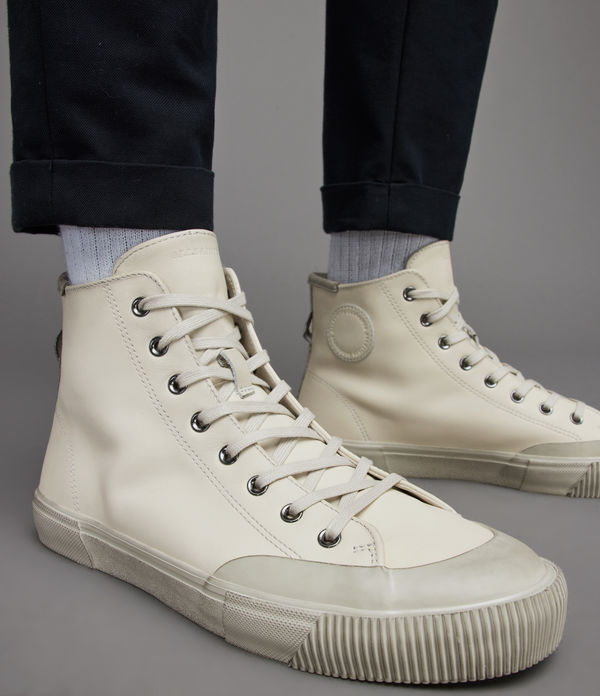 Dumont Leather High Top Trainers