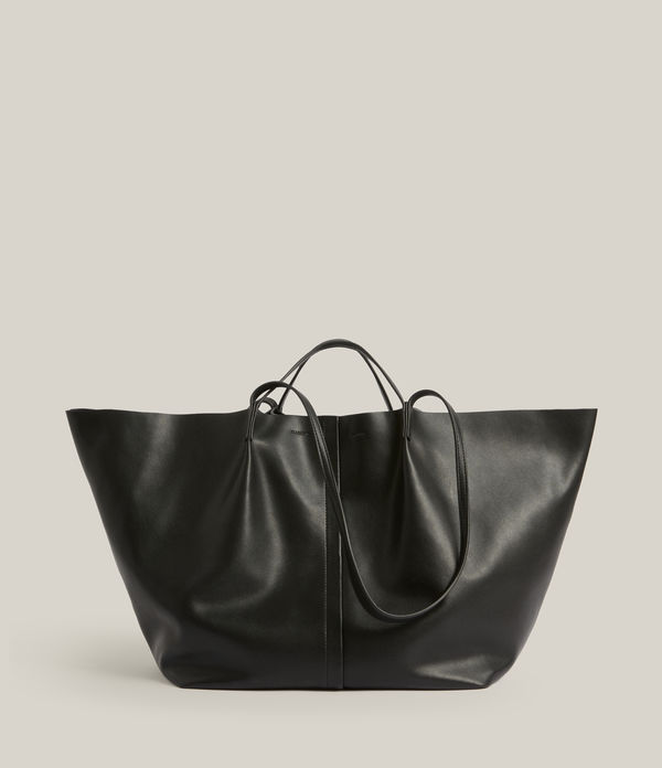 Nadaline Leather East West Tote Bag