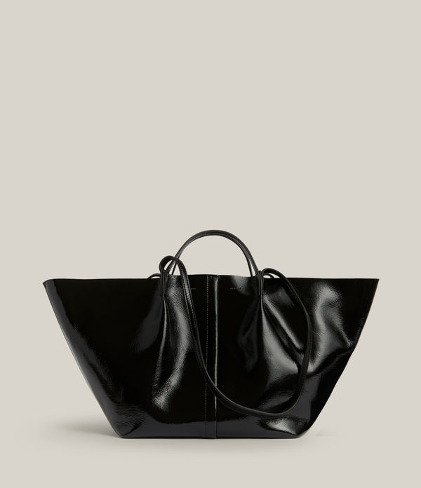Odette East West Leather Tote Bag