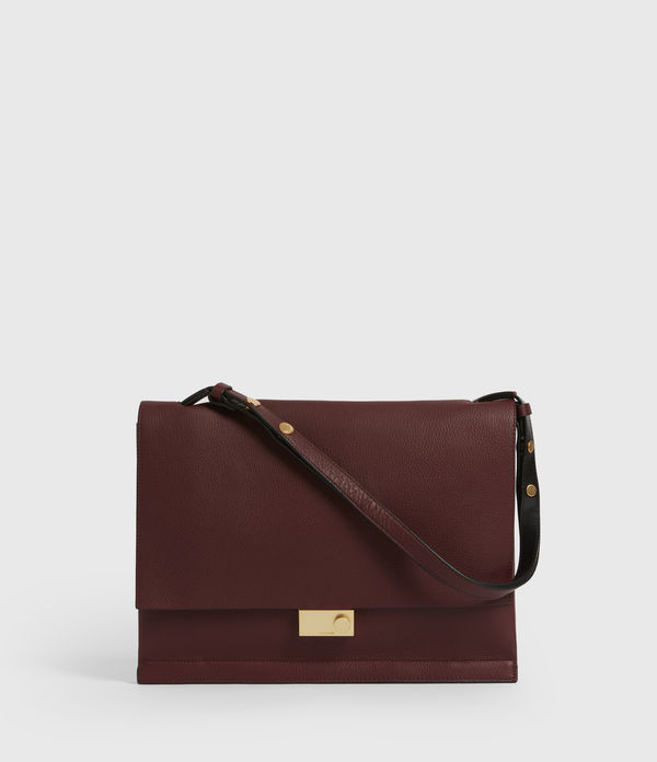 avery leather shoulder bag