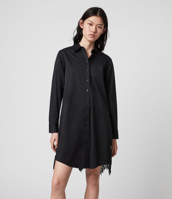 all saints shirt dress