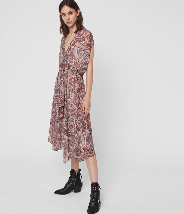 all saints hali rosey dress