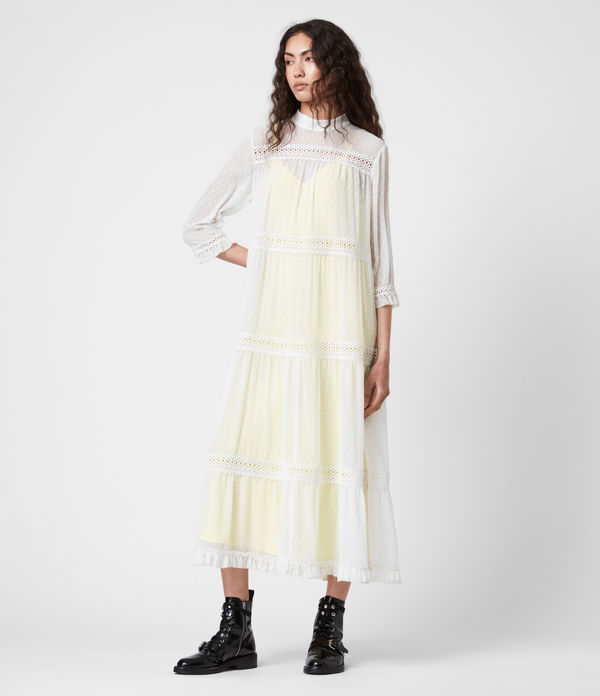 all saints white dress