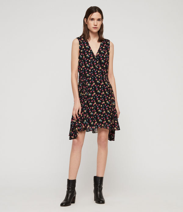 all saints polka dot dress