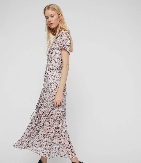 all saints floral dress