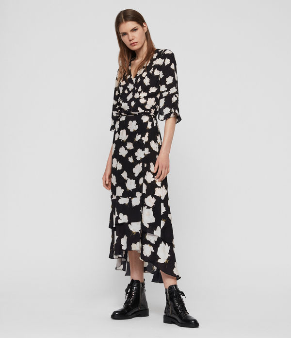 all saints floral dress