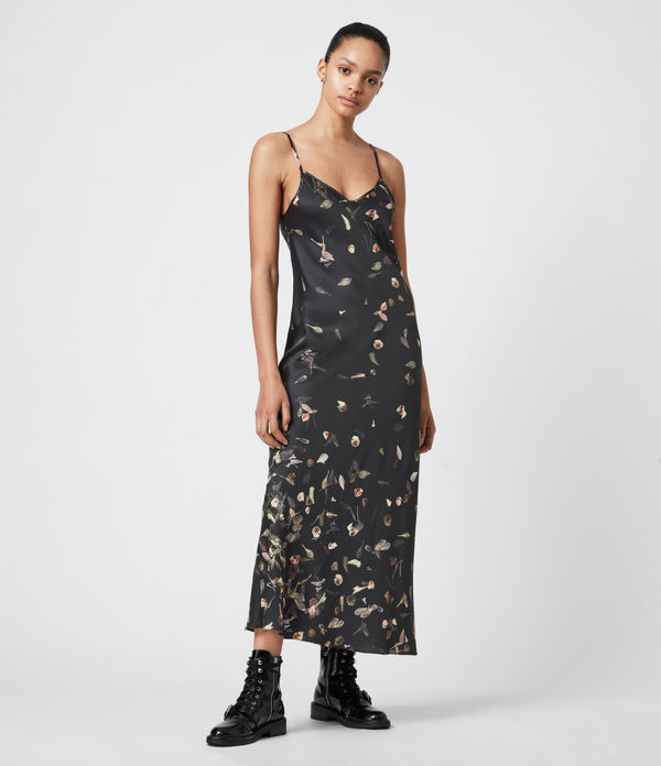 all saints polka dot dress