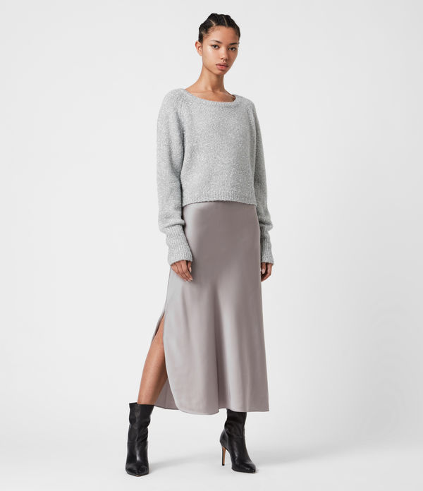 all saints wool dress