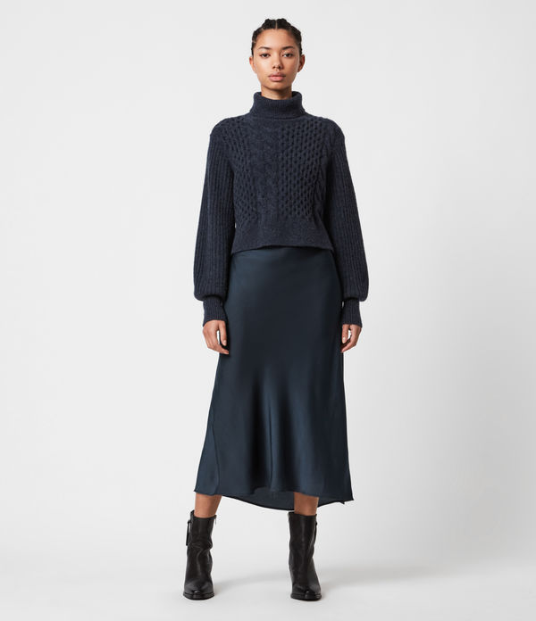 kowlo roll neck dress