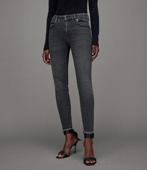 Miller Mid-Rise Stretch Push Up Skinny Jeans