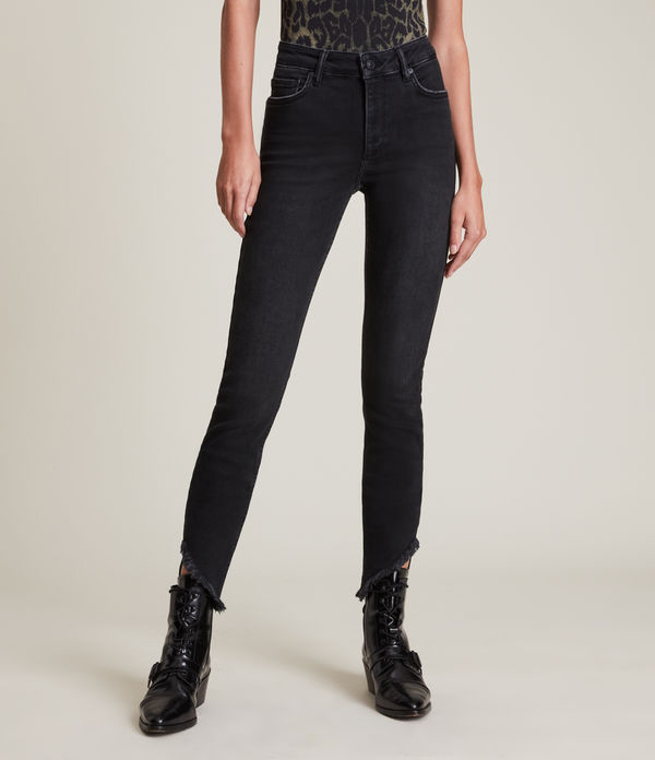 Dax High-Rise Asymmetric Size Me Skinny Jeans