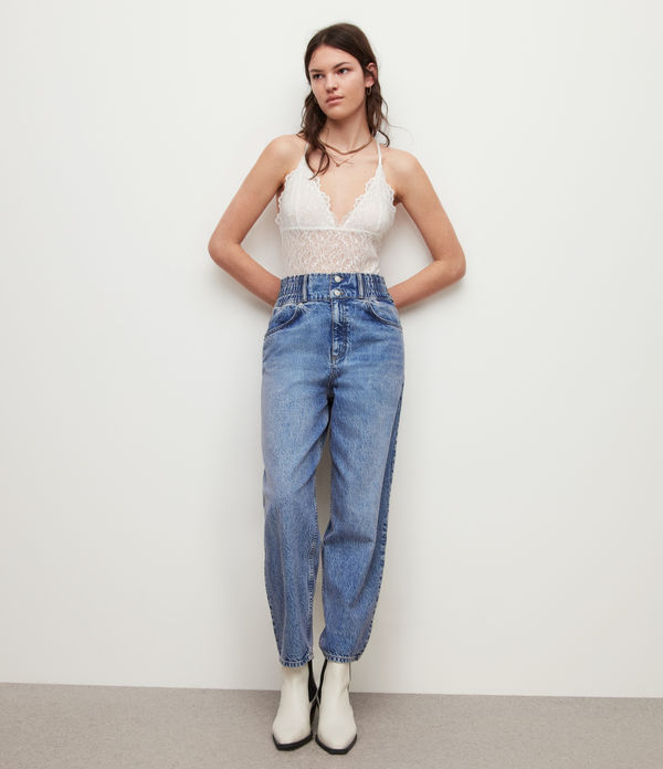 Hailey High-Rise Straight Jeans