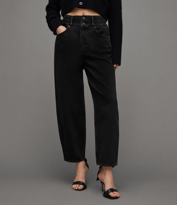 Hailey High-Rise Tapered Jeans